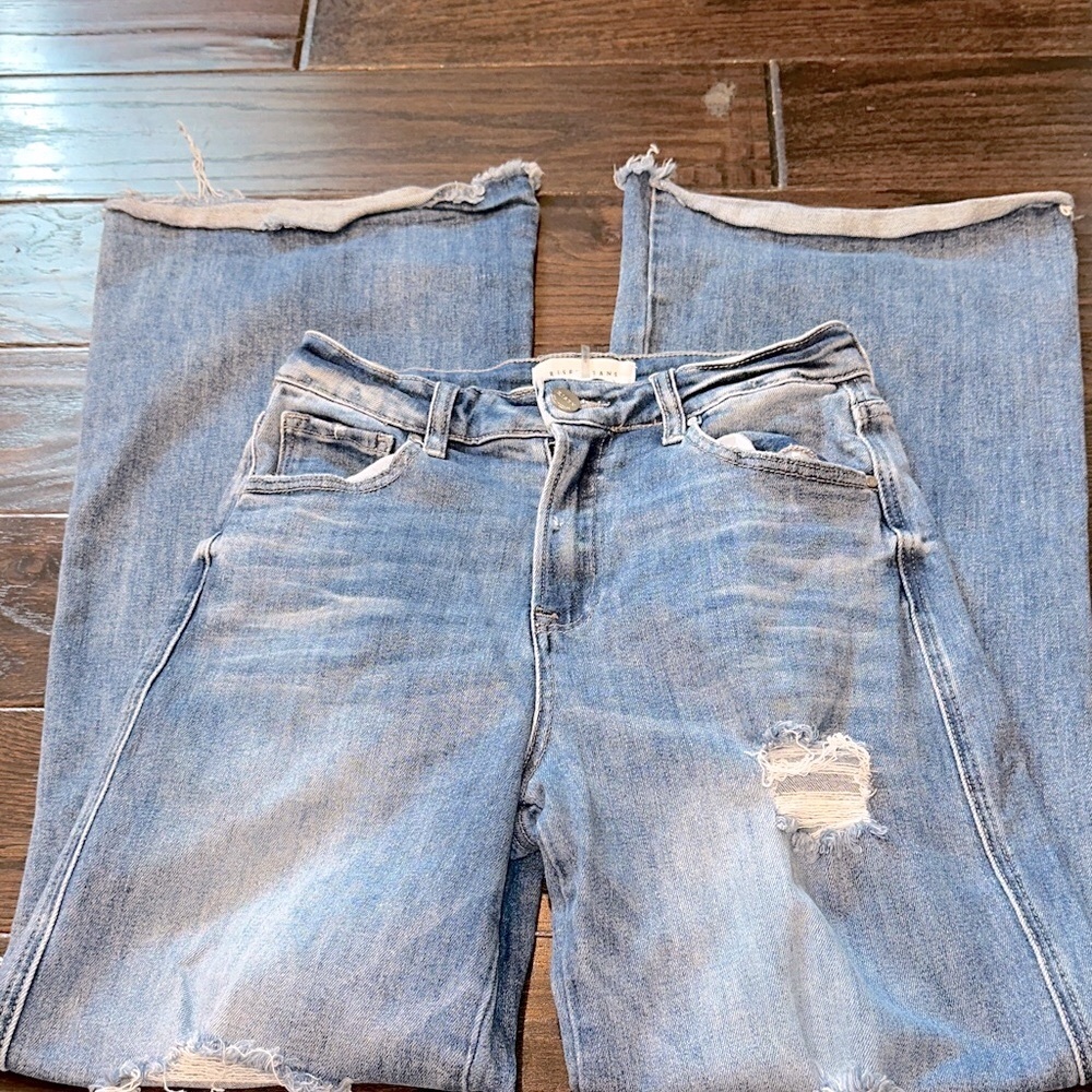 Risen Wide Leg Jeans 5039